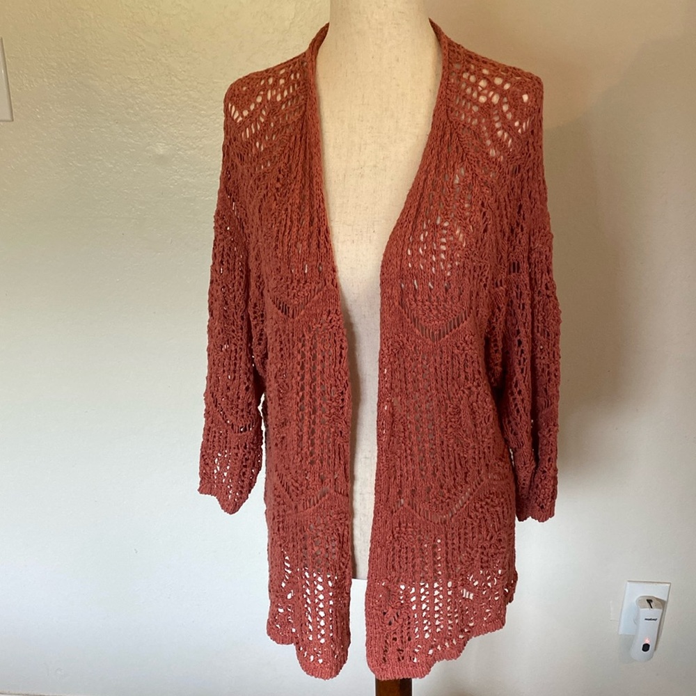 Cold Water Creek Crochet Cardi
